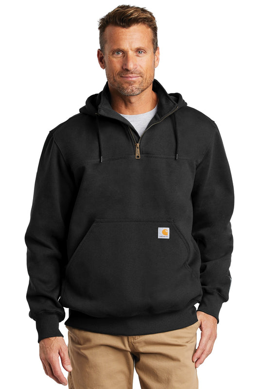 Carhartt  Rain Defender  Paxton Heavyweight Hooded Zip Mock Sweatshirt. CT100617