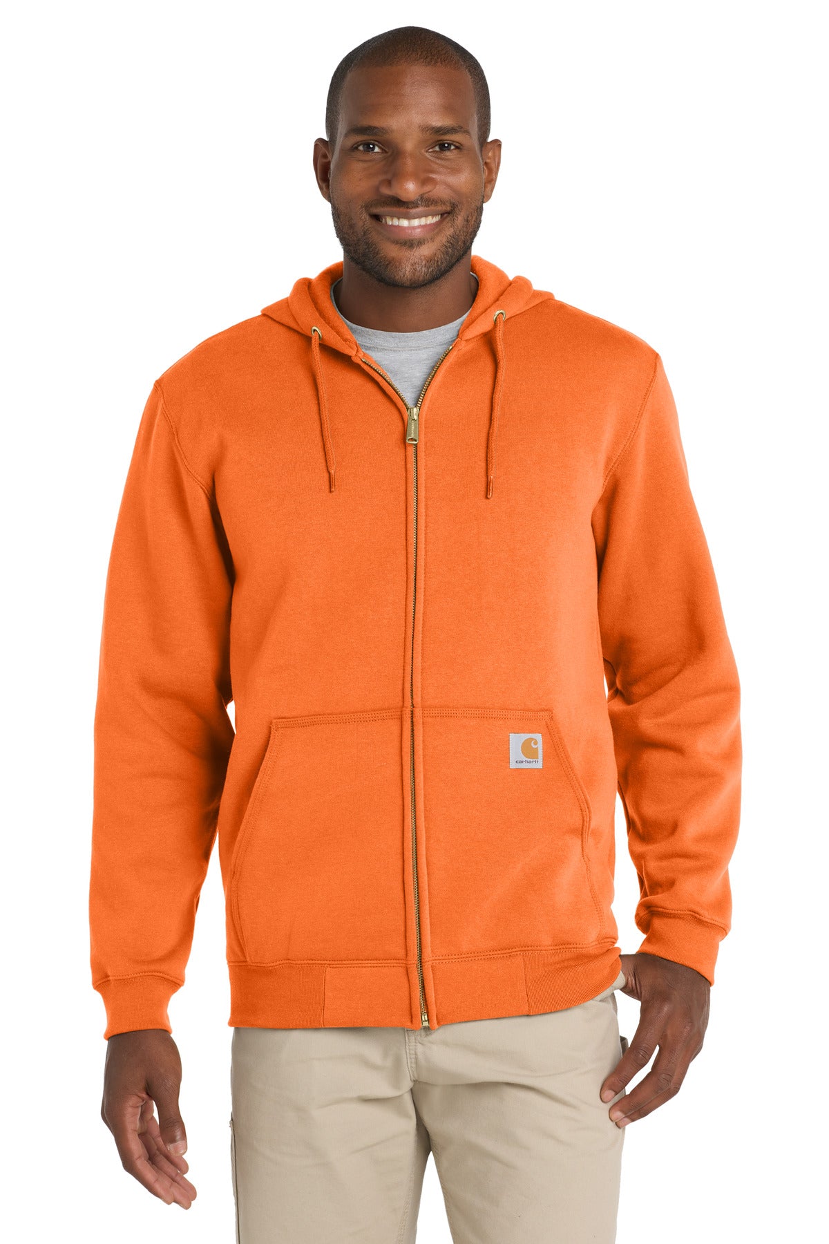 Carhartt  Midweight Hooded Zip-Front Sweatshirt. CTK122