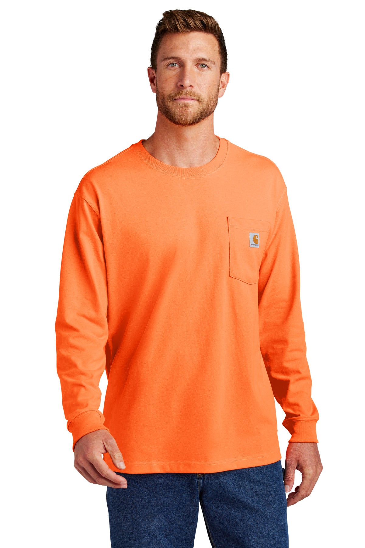 Carhartt  Workwear Pocket Long Sleeve T-Shirt. CTK126