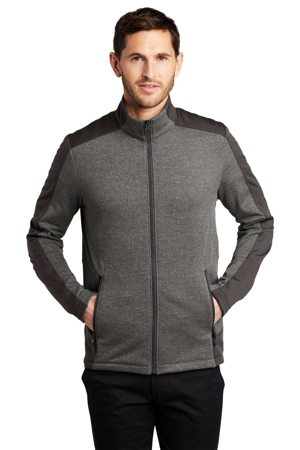 Port Authority  Grid Fleece Jacket. F239