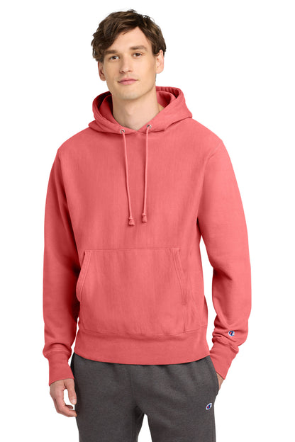 Champion  Reverse Weave  Garment-Dyed Hooded Sweatshirt. GDS101