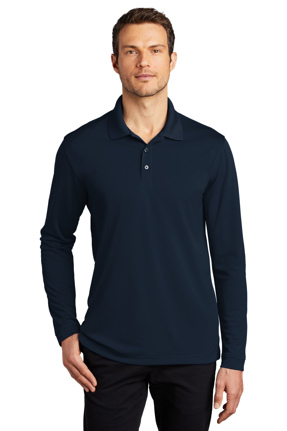 Port Authority  Dry Zone  UV Micro-Mesh Long Sleeve Polo K110LS