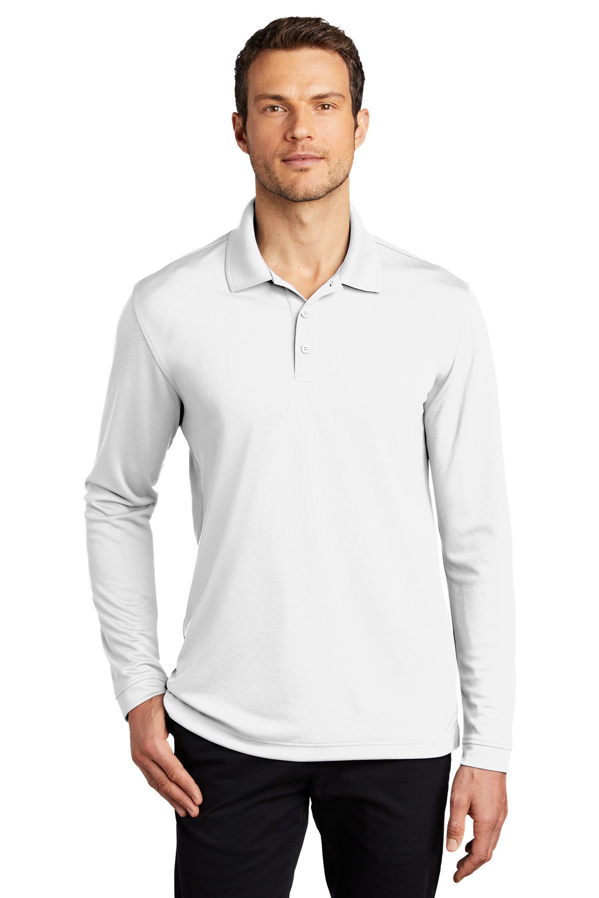 Port Authority  Dry Zone  UV Micro-Mesh Long Sleeve Polo K110LS