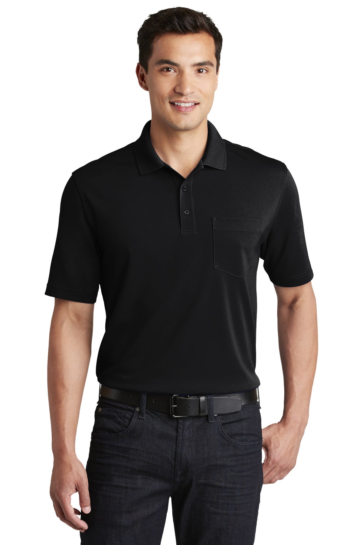 Port Authority Dry Zone UV Micro-Mesh Pocket Polo. K110P