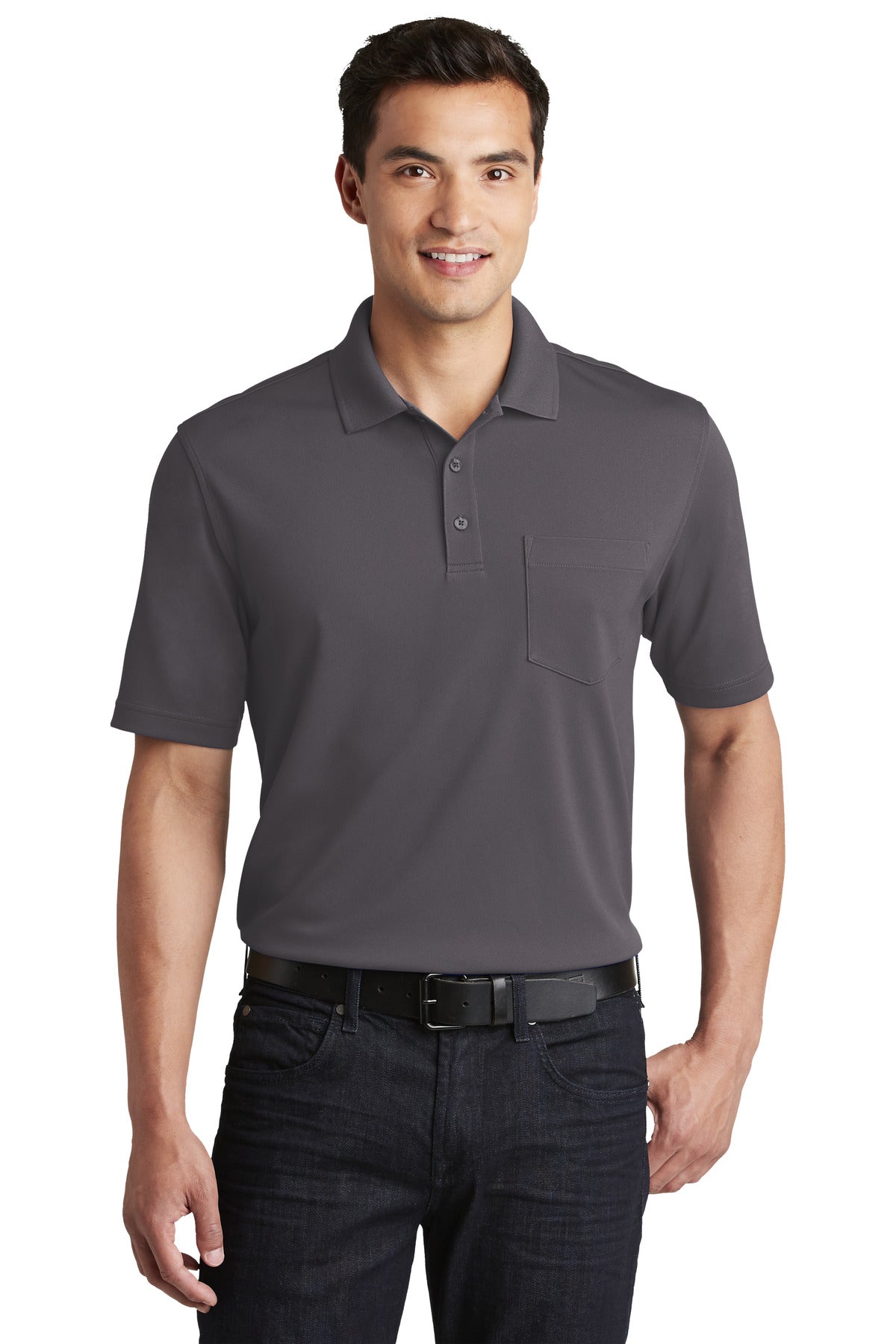 Port Authority Dry Zone UV Micro-Mesh Pocket Polo. K110P