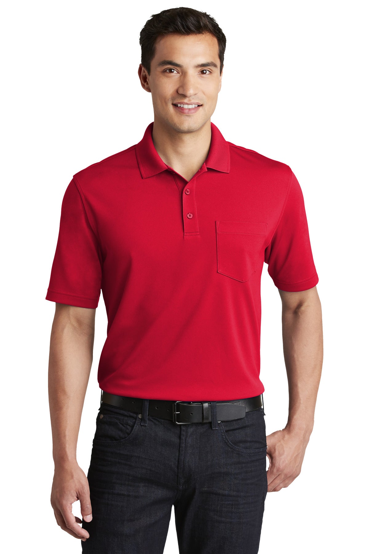 Port Authority Dry Zone UV Micro-Mesh Pocket Polo. K110P