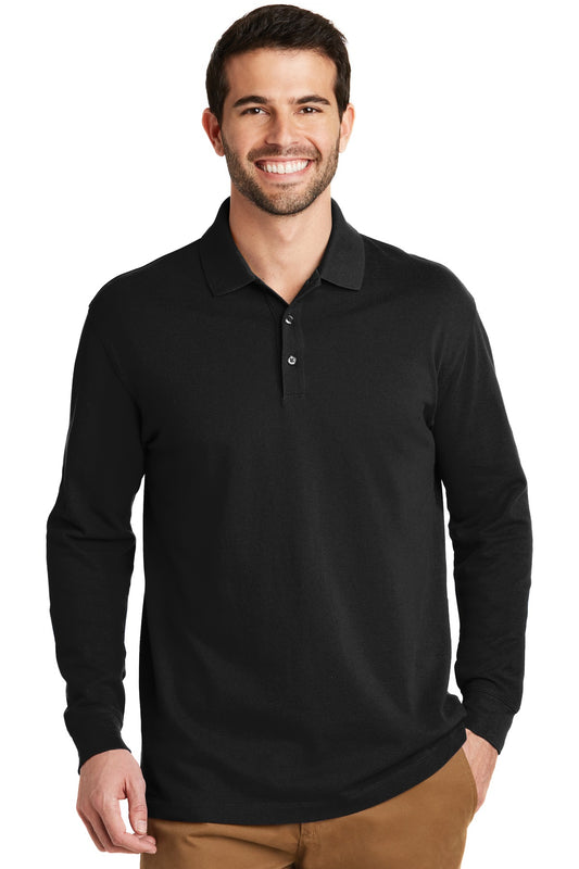 Port Authority EZCotton Long Sleeve Polo. K8000LS