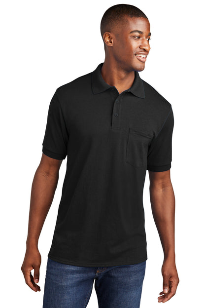Port & Company Core Blend Jersey Knit Pocket Polo. KP55P