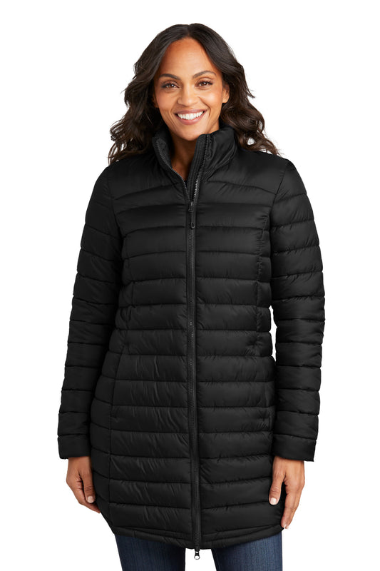 Port Authority Women's Horizon Puffy Long Jacket L365