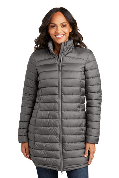 Port Authority Women's Horizon Puffy Long Jacket L365