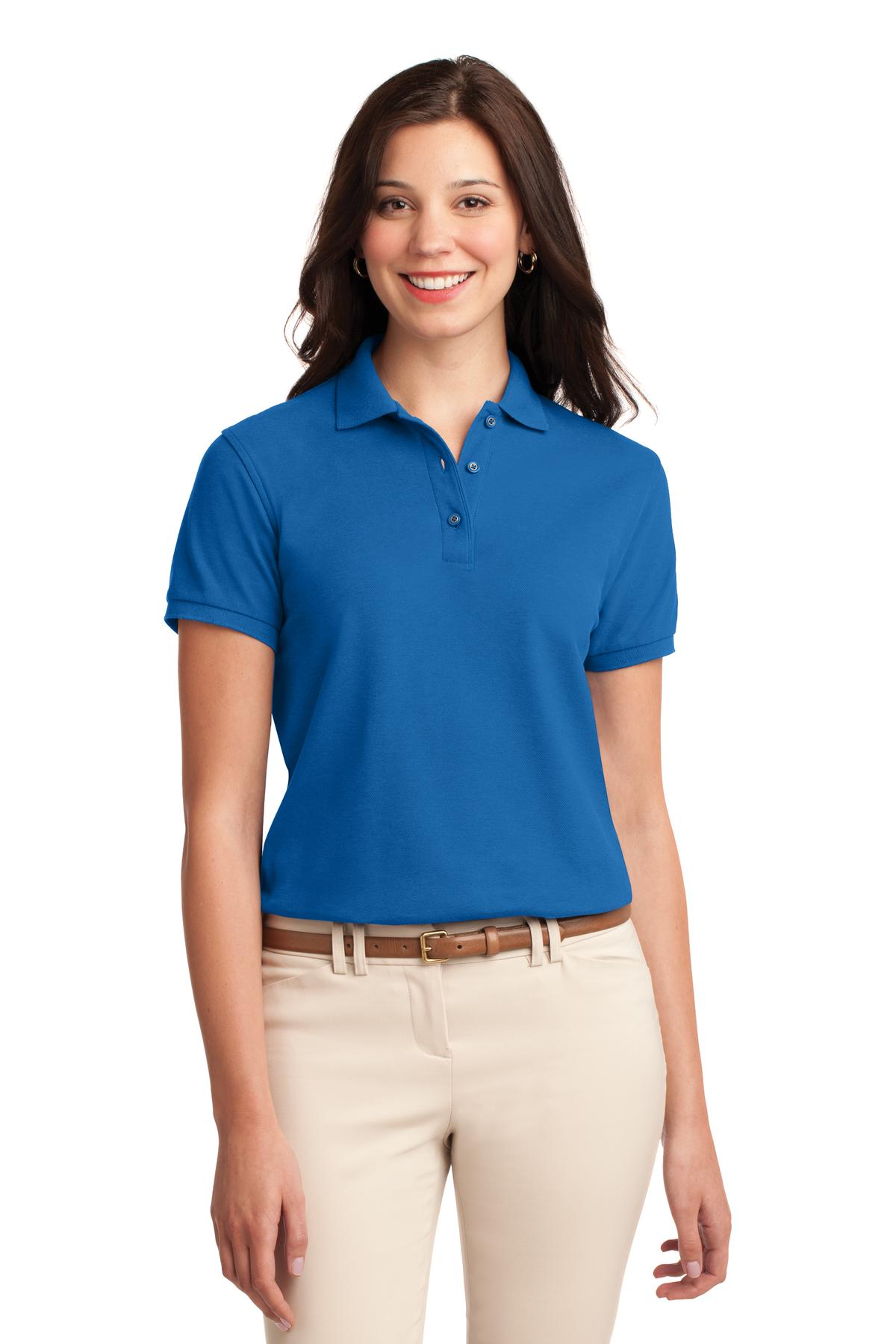 Port Authority Women's Silk Touch Polo.  L500