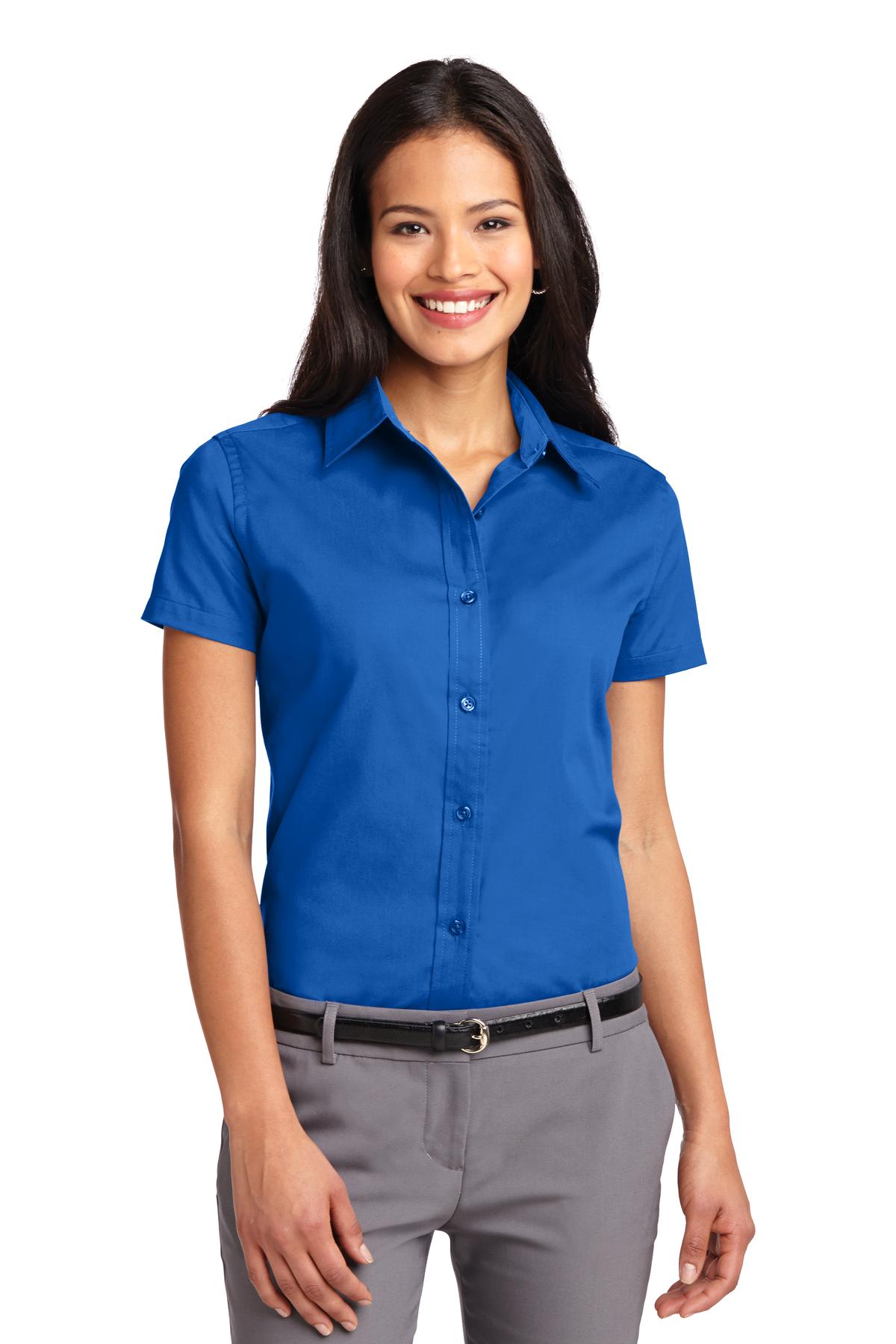 Port Authority Women's Short Sleeve Easy Care  Shirt.  L508