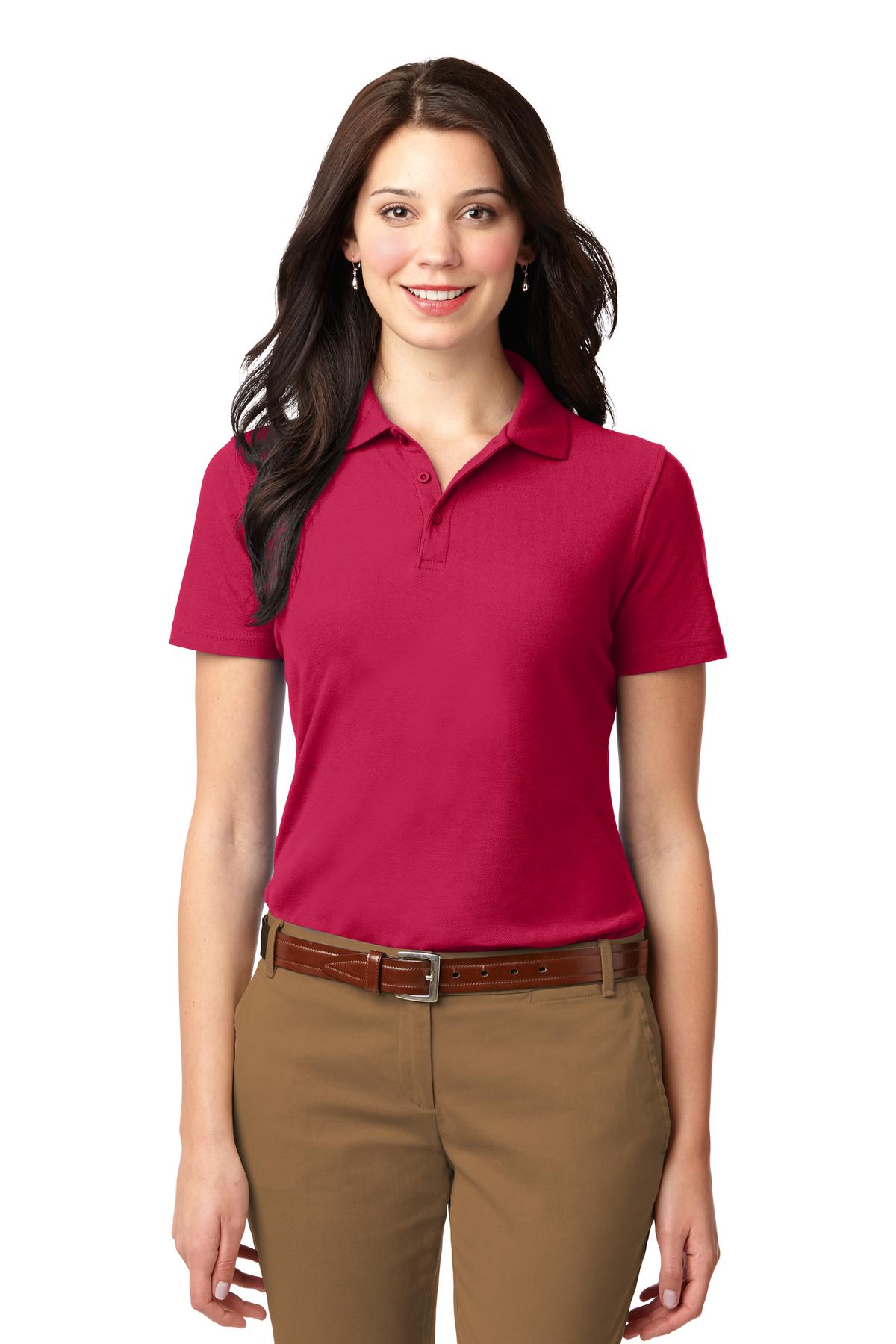 Port Authority Women's Stain-Resistant Polo. L510