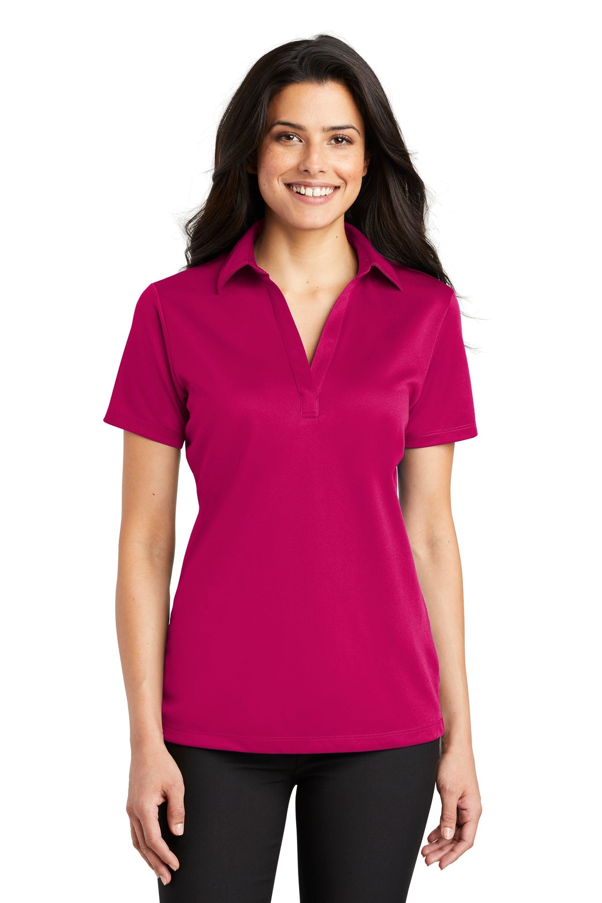 Port Authority Women's Silk Touch Performance Polo. L540