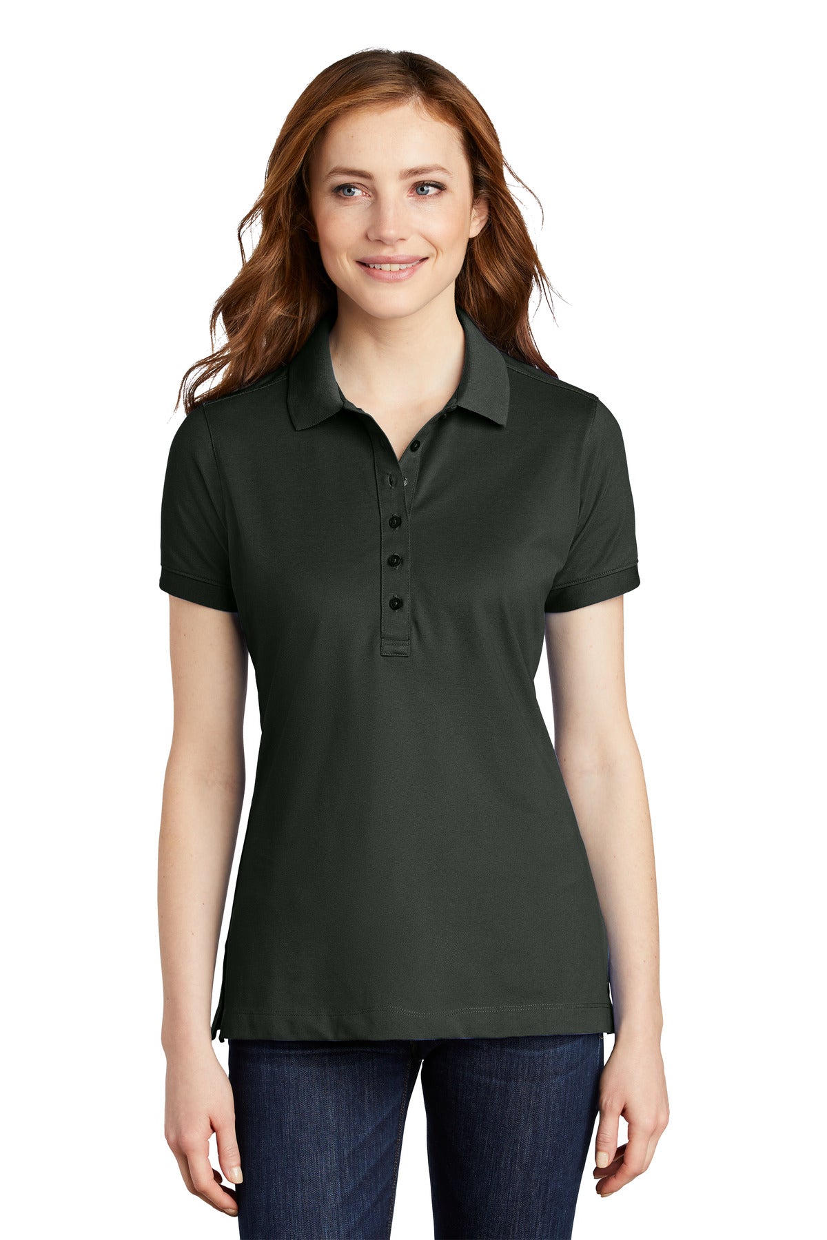 Port Authority Women's Stretch Pique Polo. L555