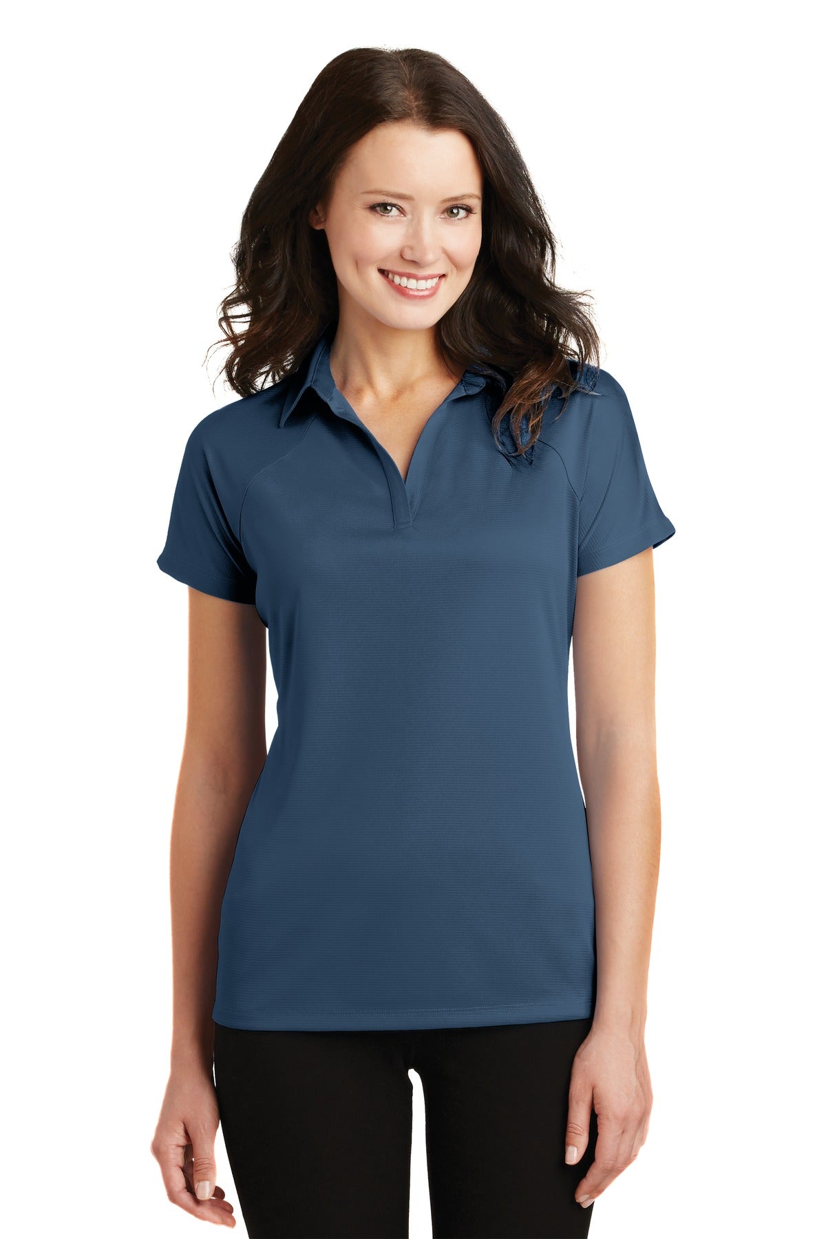 Port Authority Women's Crossover Raglan Polo. L575