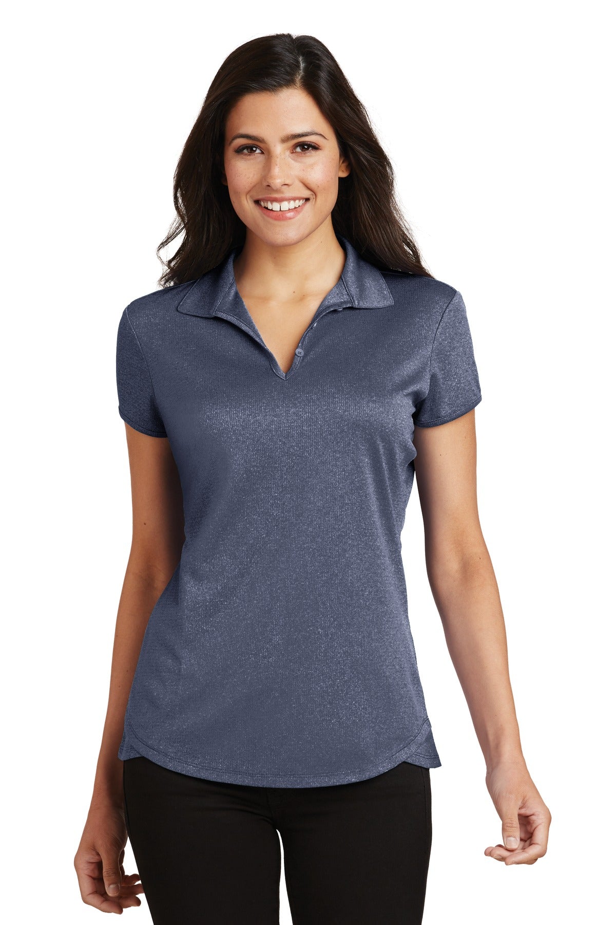 Port Authority Women's Trace Heather Polo. L576