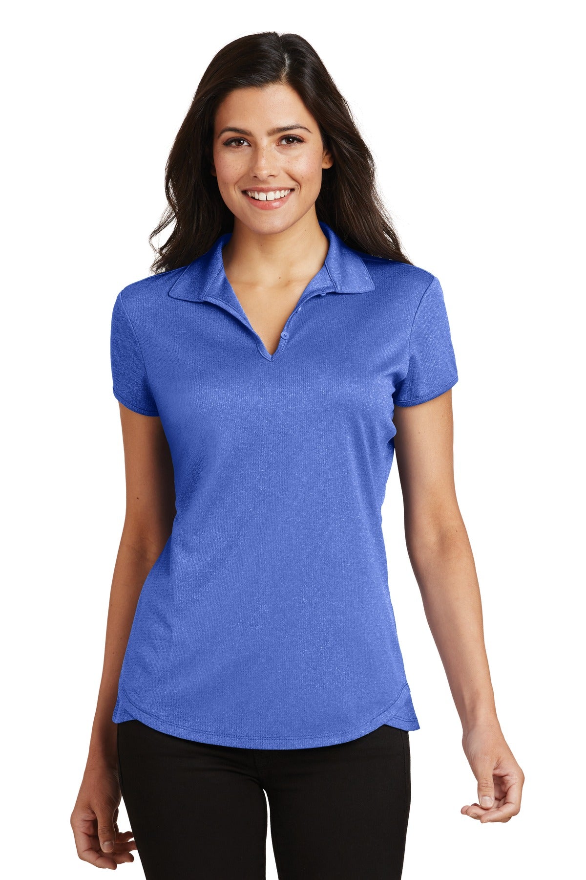 Port Authority Women's Trace Heather Polo. L576