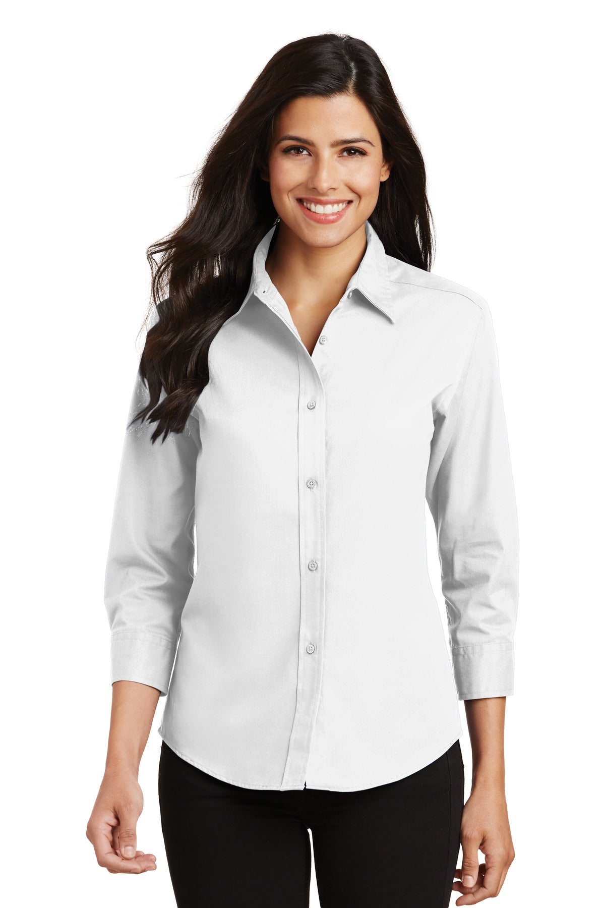 Port Authority Women's 3/4-Sleeve Easy Care Shirt. L612