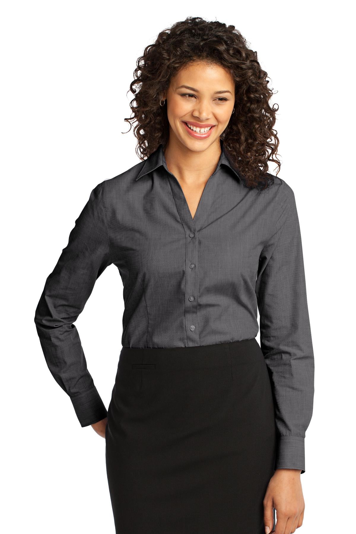 Port Authority Women's Crosshatch Easy Care Shirt. L640