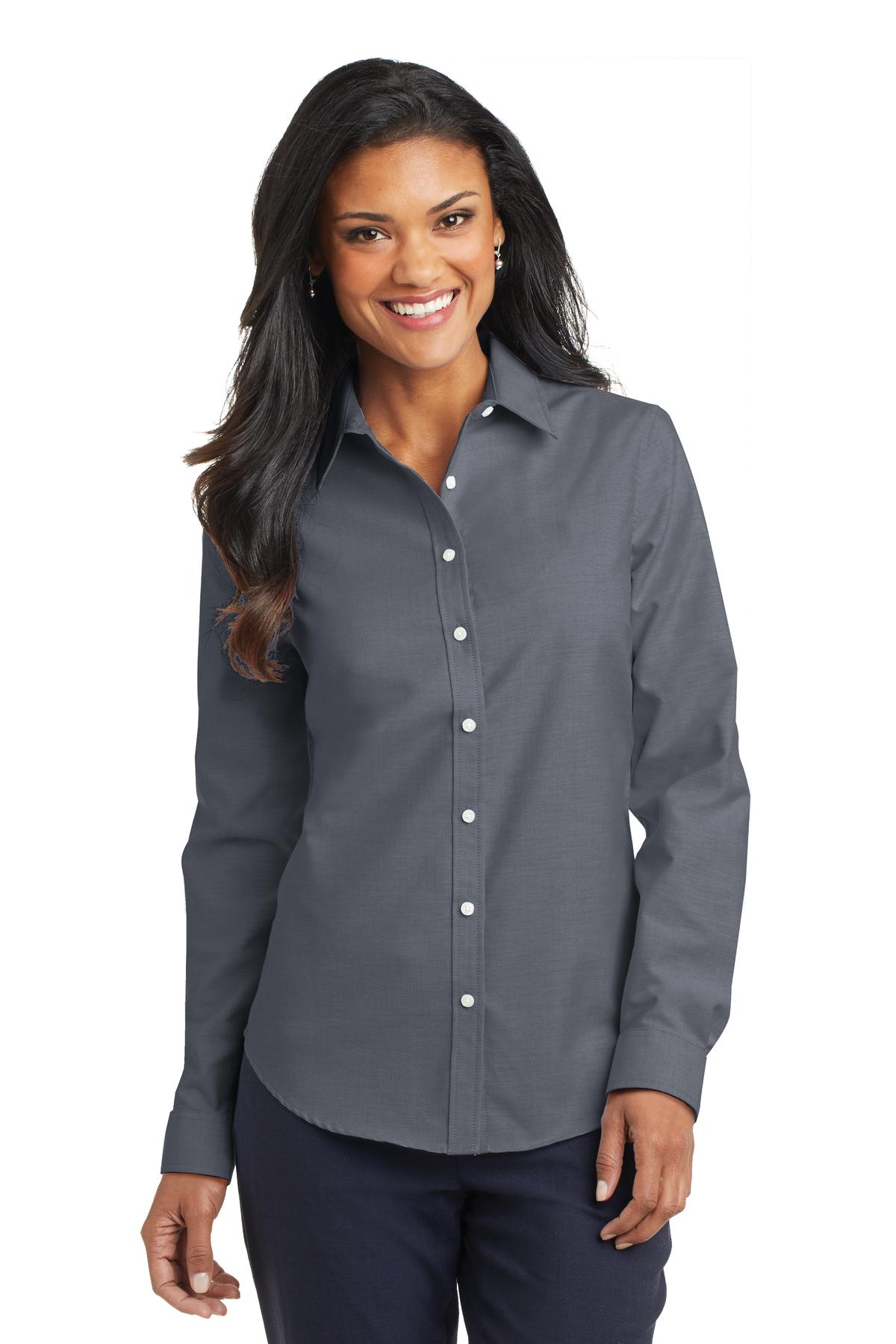 Port Authority Women's SuperPro Oxford Shirt. L658