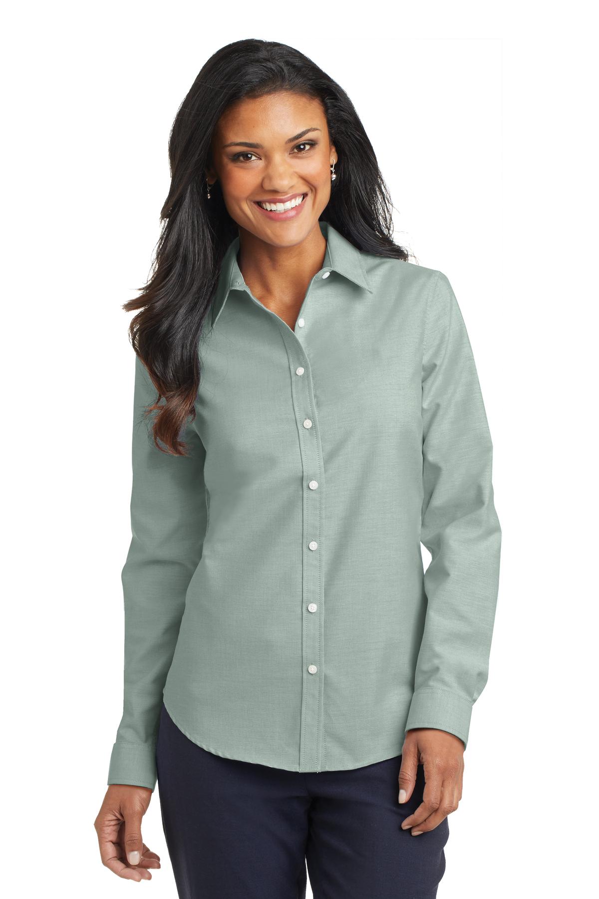 Port Authority Women's SuperPro Oxford Shirt. L658