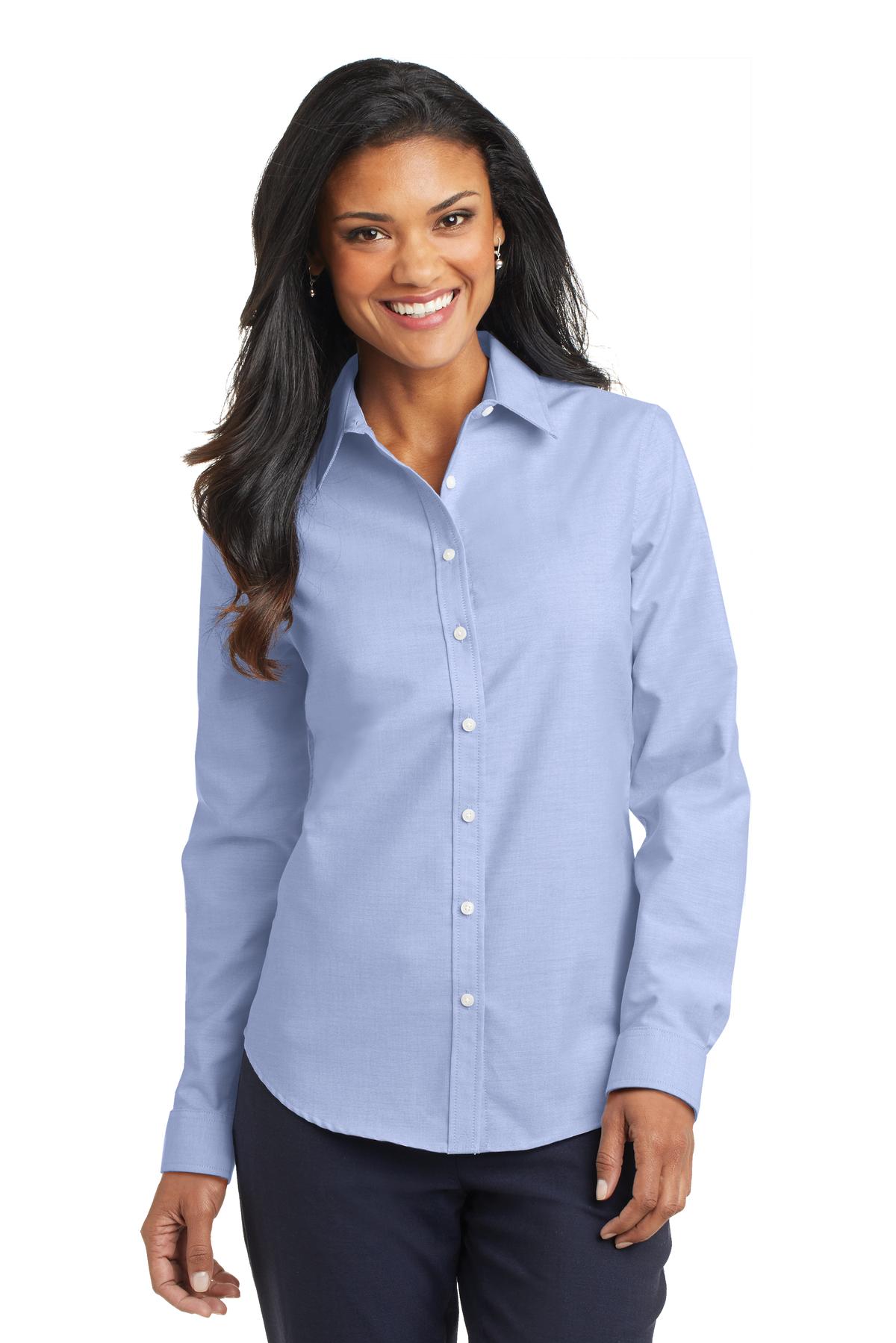 Port Authority Women's SuperPro Oxford Shirt. L658