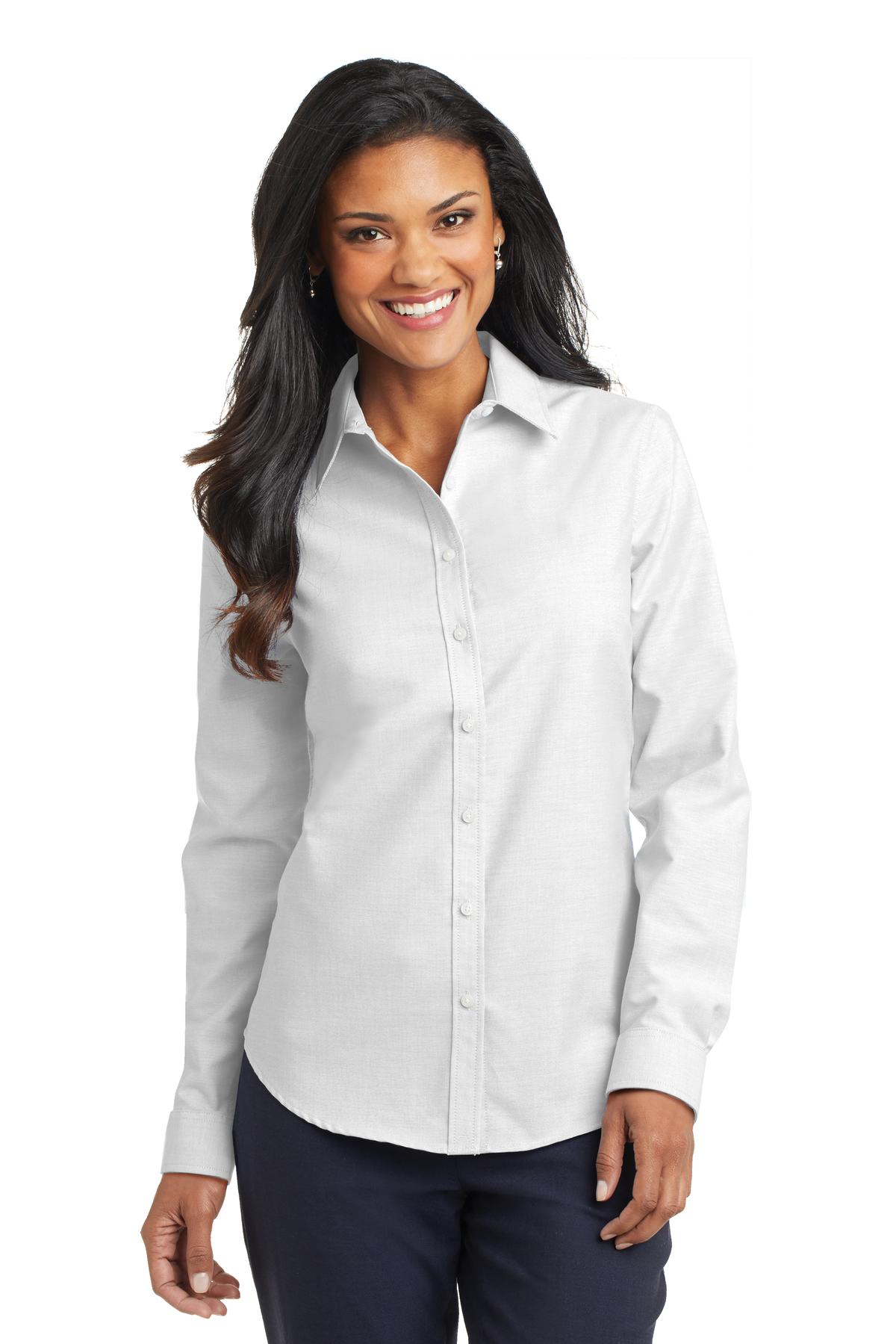 Port Authority Women's SuperPro Oxford Shirt. L658