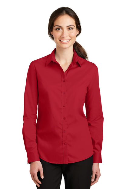 Port Authority Women's SuperPro Twill Shirt. L663