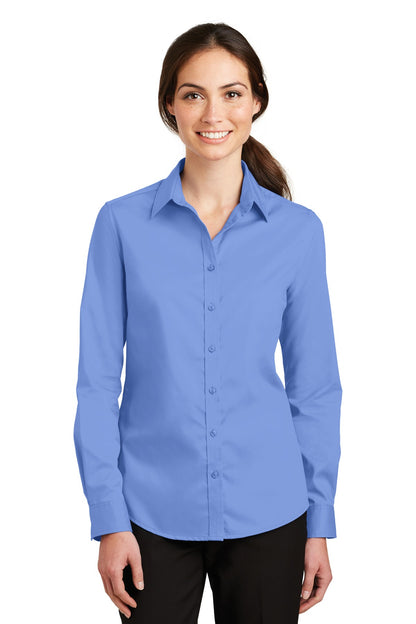 Port Authority Women's SuperPro Twill Shirt. L663