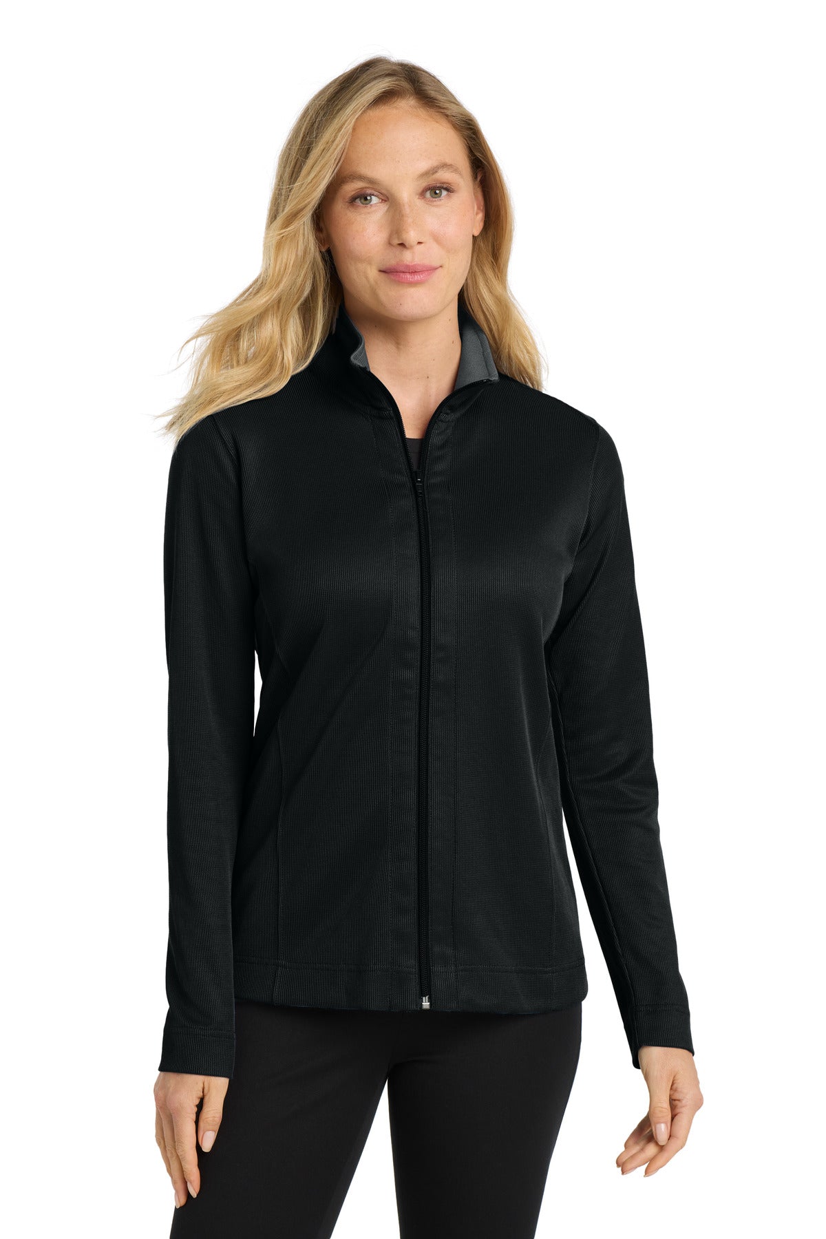 Port Authority Women's Vertical Texture Full-Zip Jacket. L805