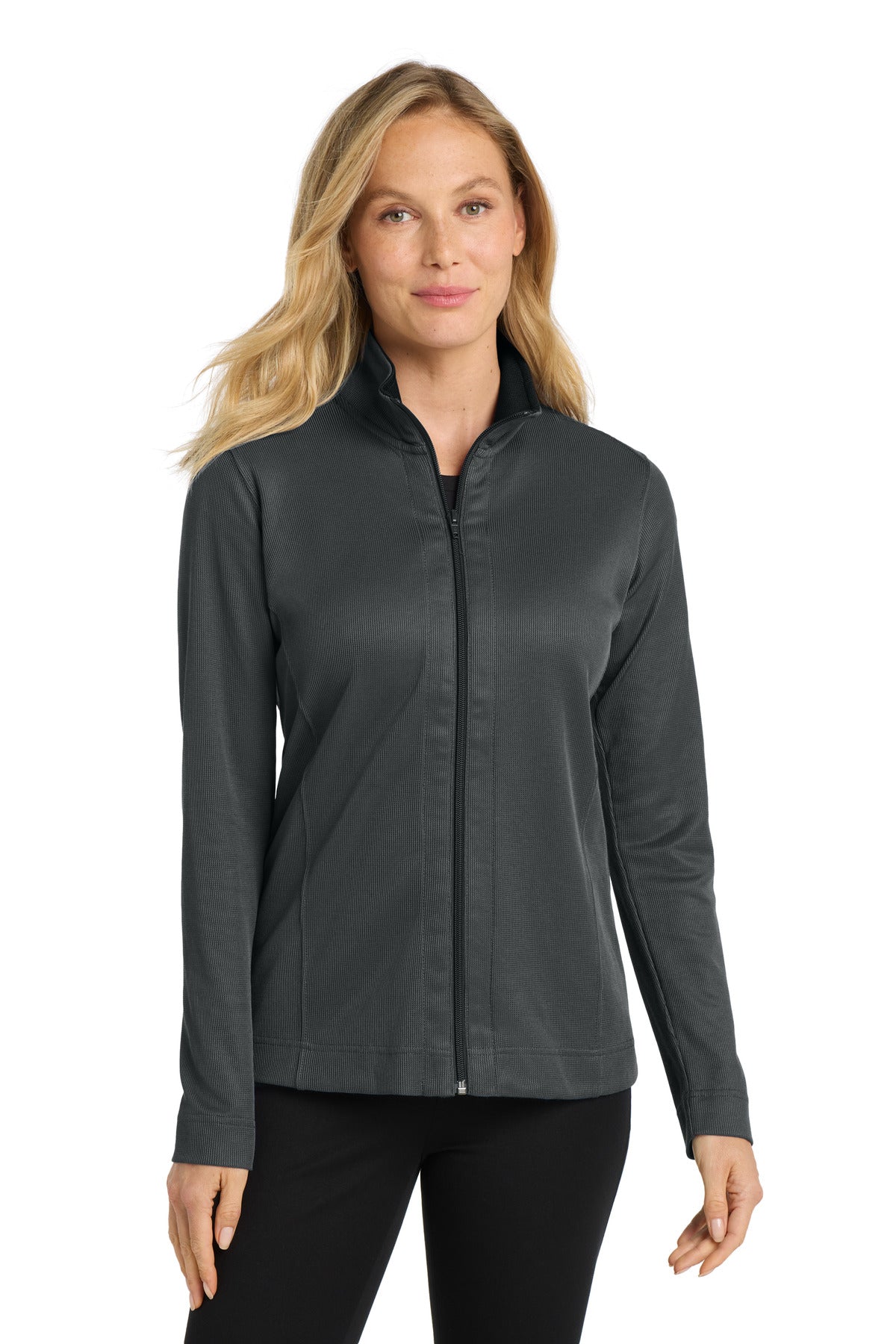 Port Authority Women's Vertical Texture Full-Zip Jacket. L805