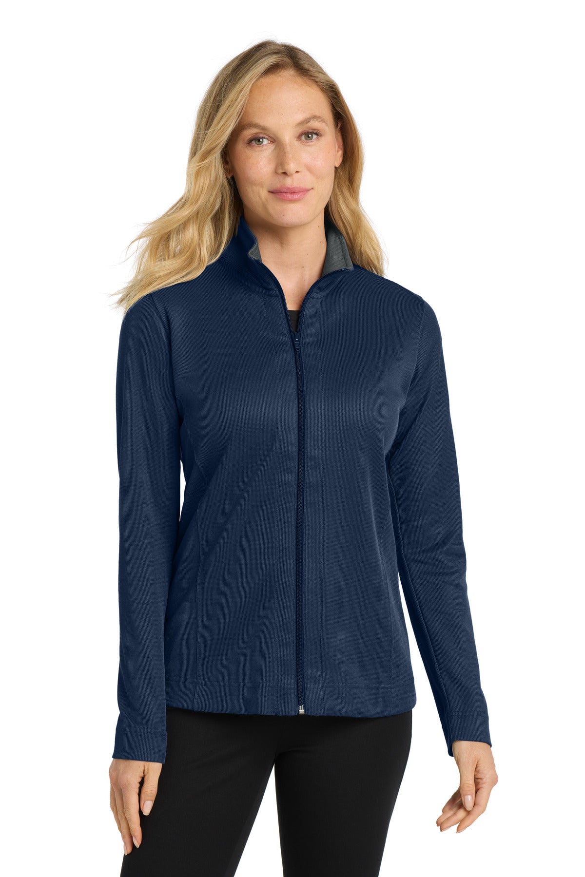 Port Authority Women's Vertical Texture Full-Zip Jacket. L805