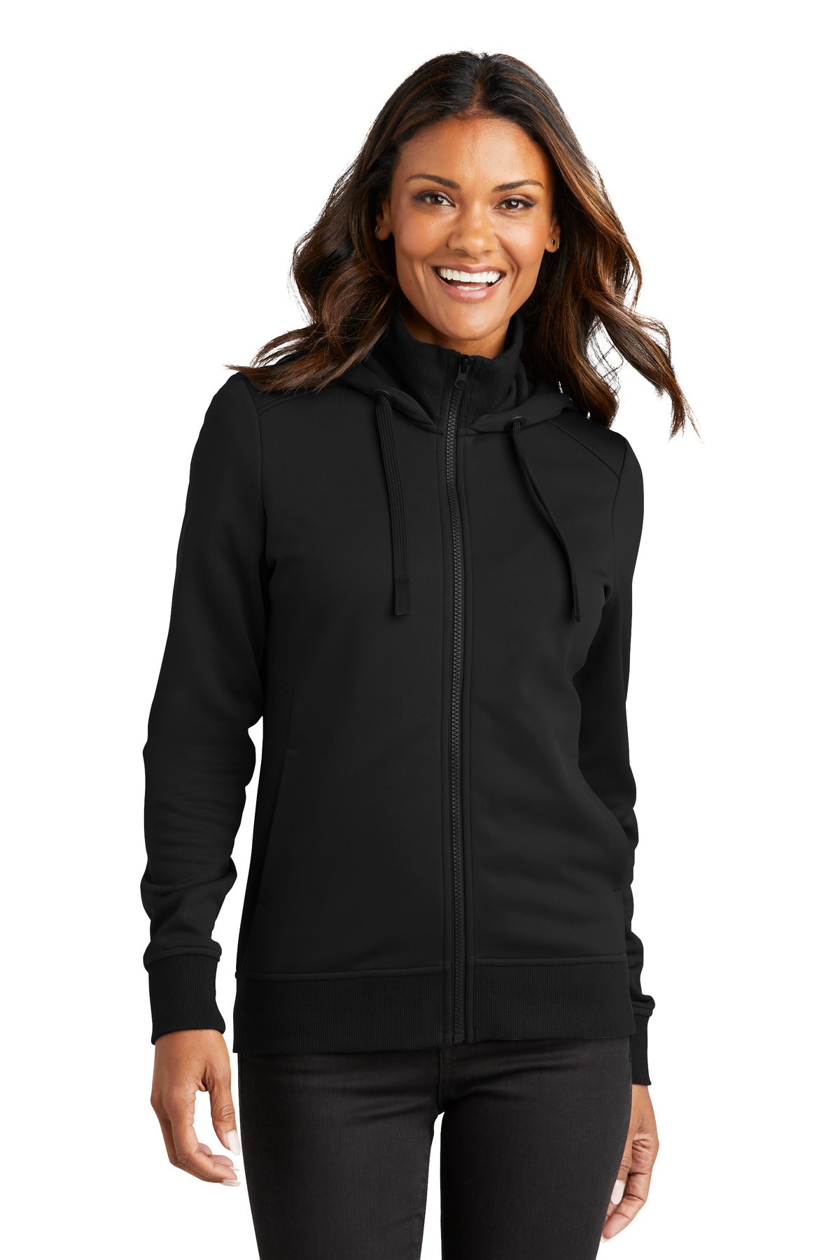 Port Authority Women's Smooth Fleece Hooded Jacket L814