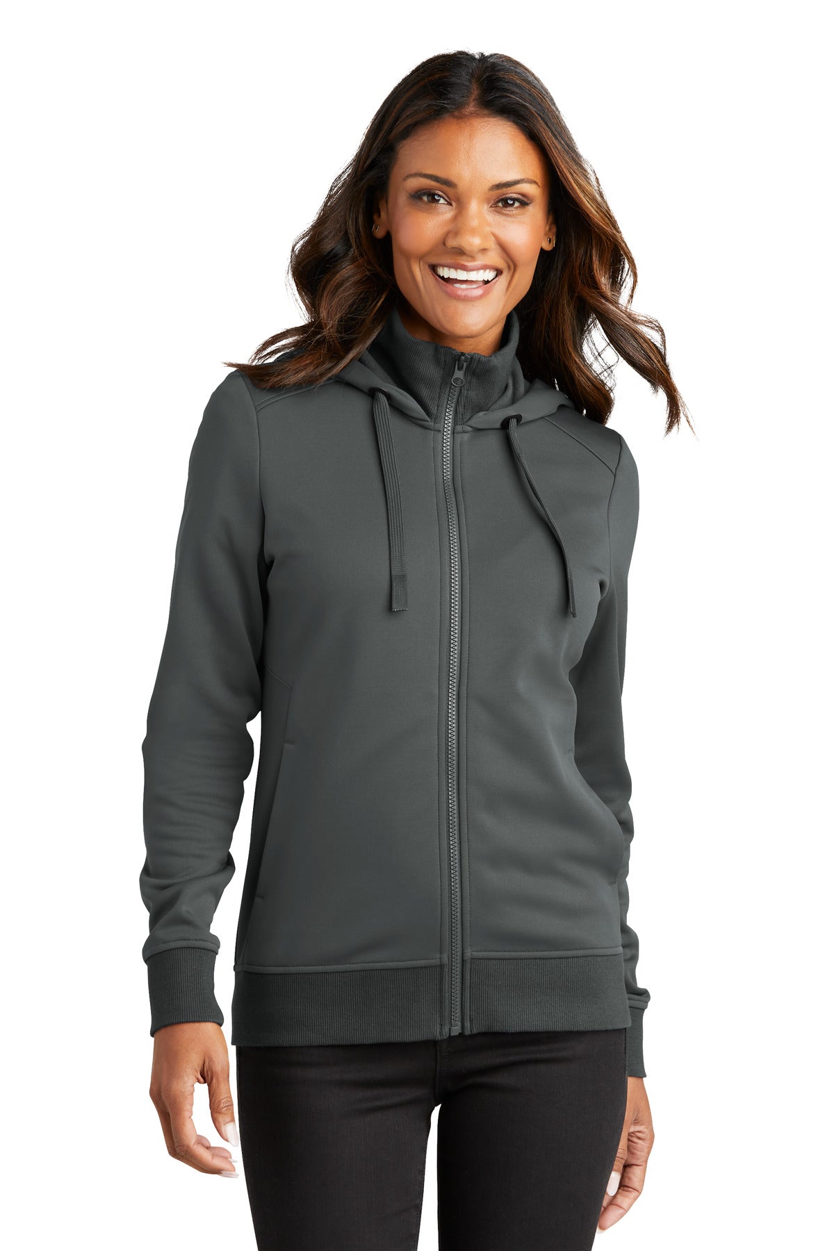 Port Authority Women's Smooth Fleece Hooded Jacket L814