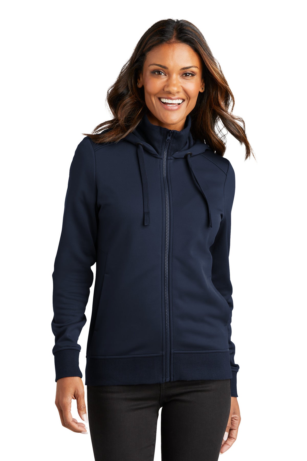 Port Authority Women's Smooth Fleece Hooded Jacket L814