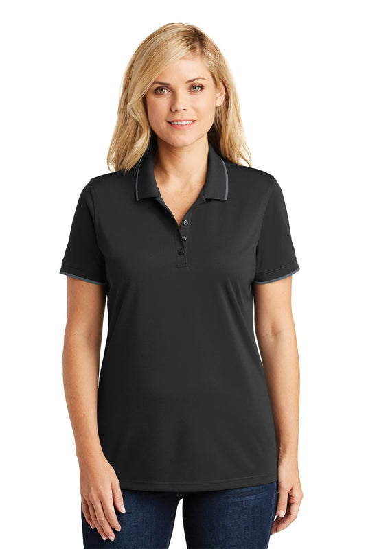 Port Authority Women's Dry Zone UV Micro-Mesh Tipped Polo. LK111