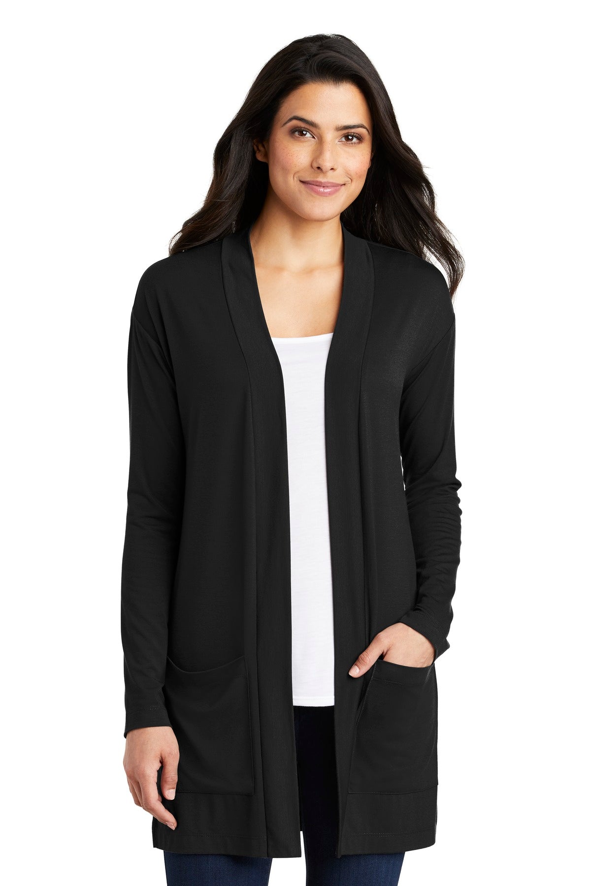 Port Authority  Women's Concept Long Pocket Cardigan . LK5434