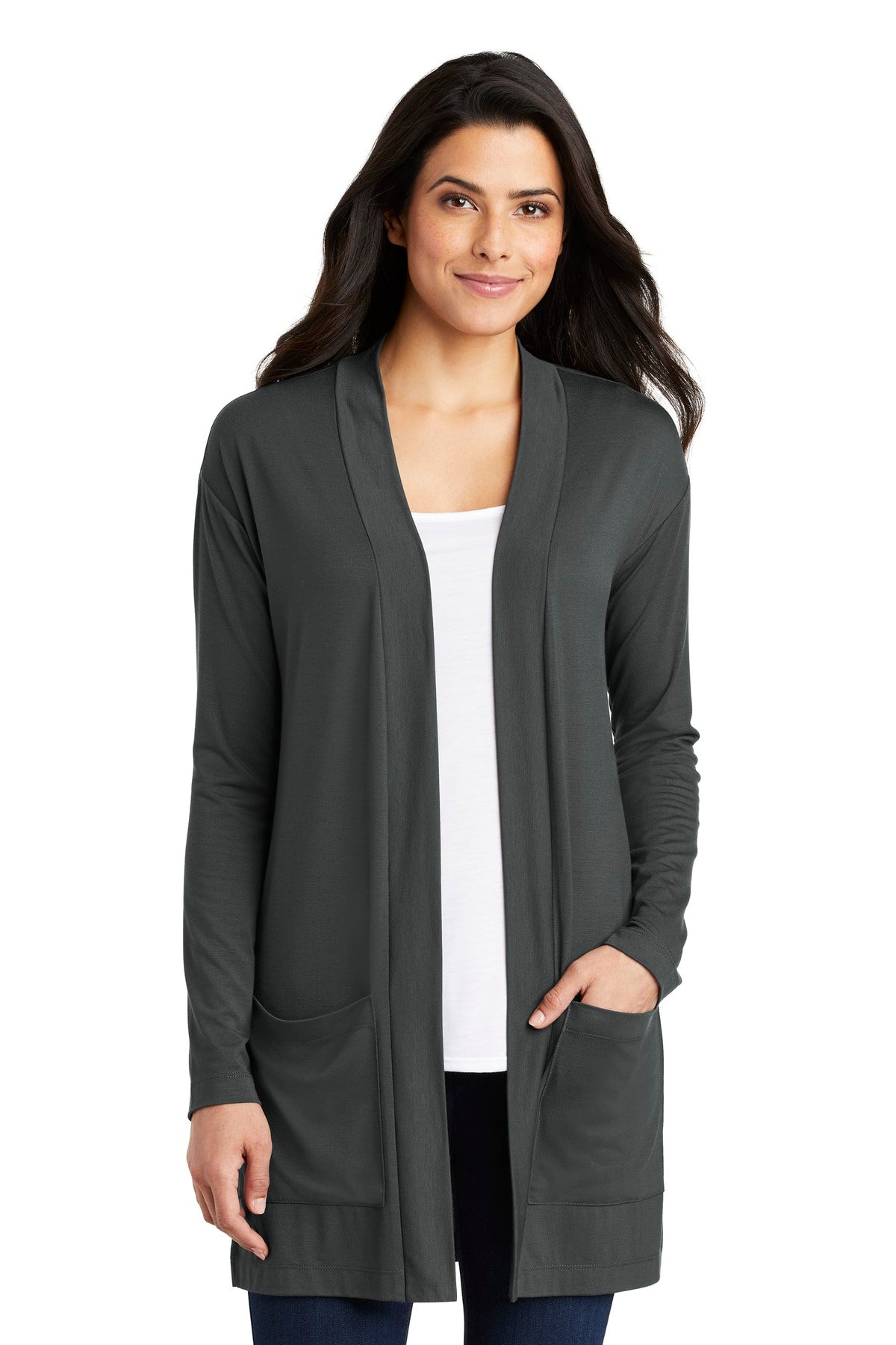 Port Authority  Women's Concept Long Pocket Cardigan . LK5434