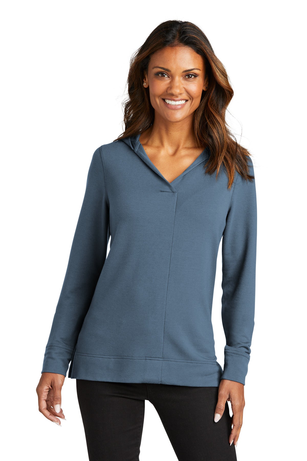 Port Authority Women's Microterry Pullover Hoodie LK826