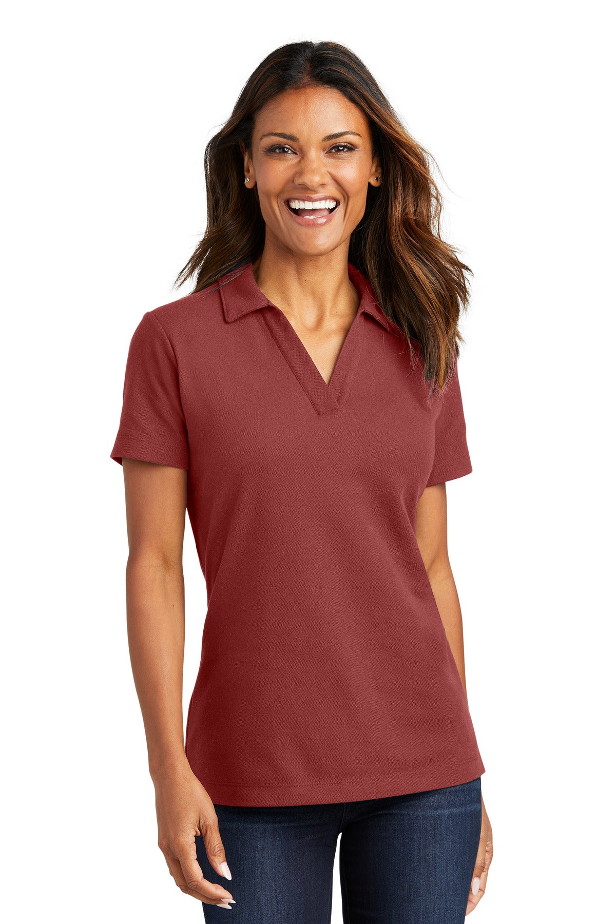 Port Authority Women's C-FREE Cotton Blend Pique Polo LK867