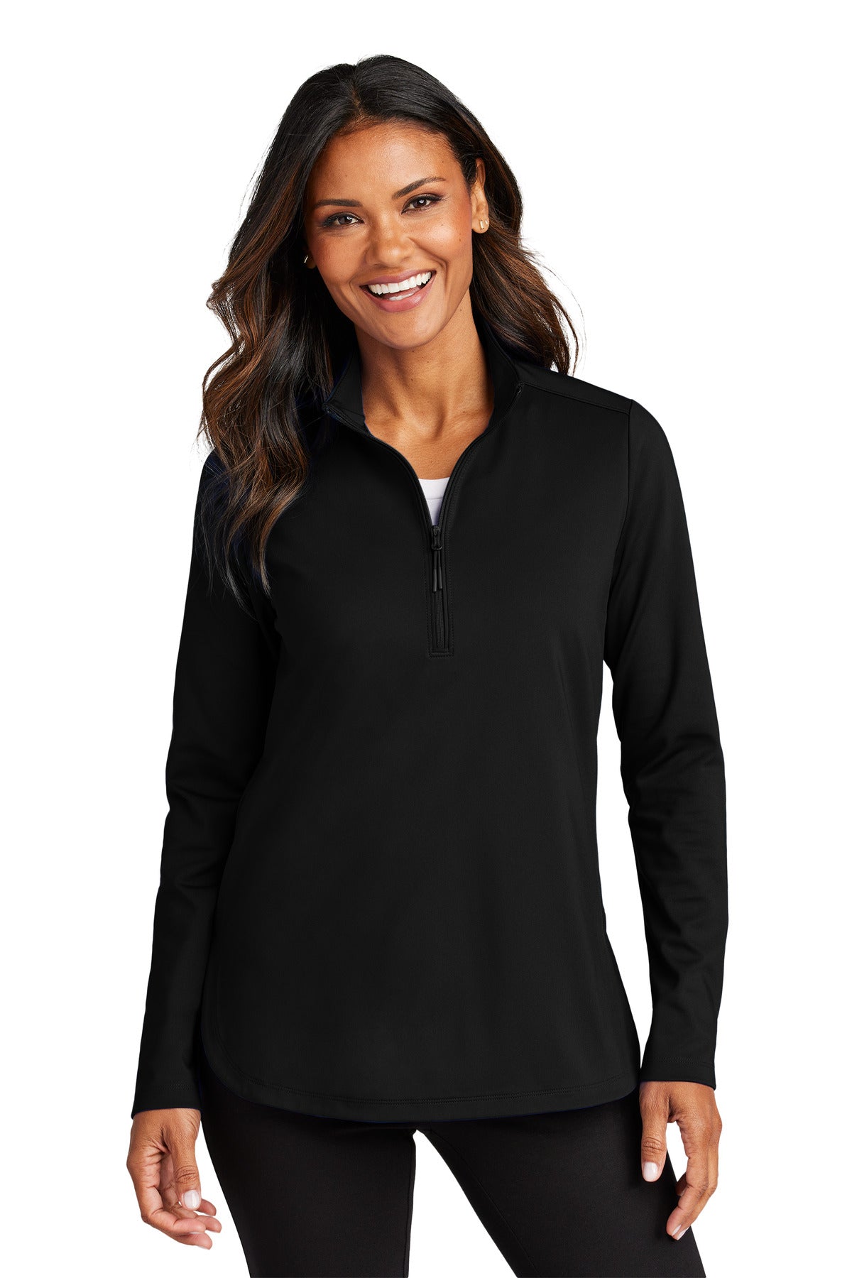 Port Authority Women's C-FREE Double Knit 1/4-Zip LK880