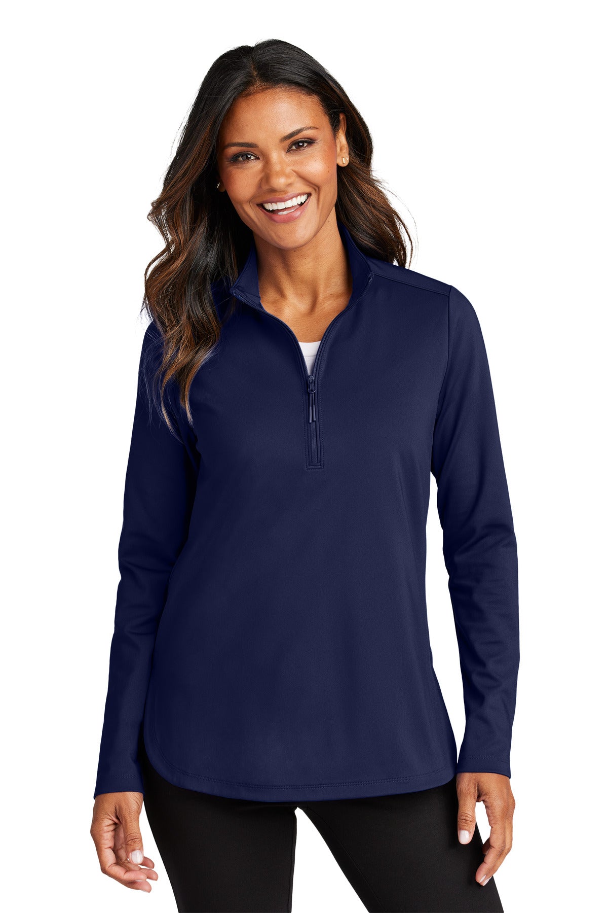 Port Authority Women's C-FREE Double Knit 1/4-Zip LK880