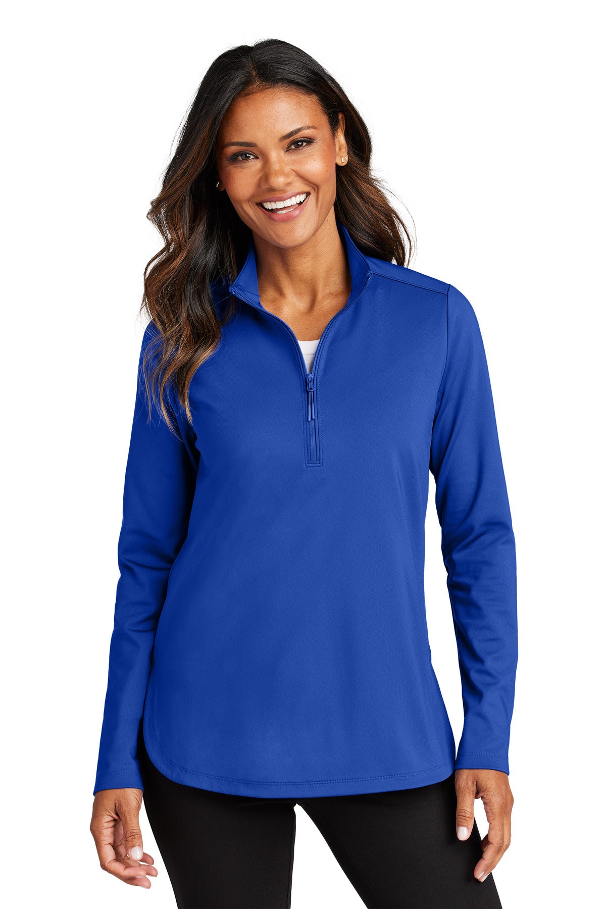 Port Authority Women's C-FREE Double Knit 1/4-Zip LK880