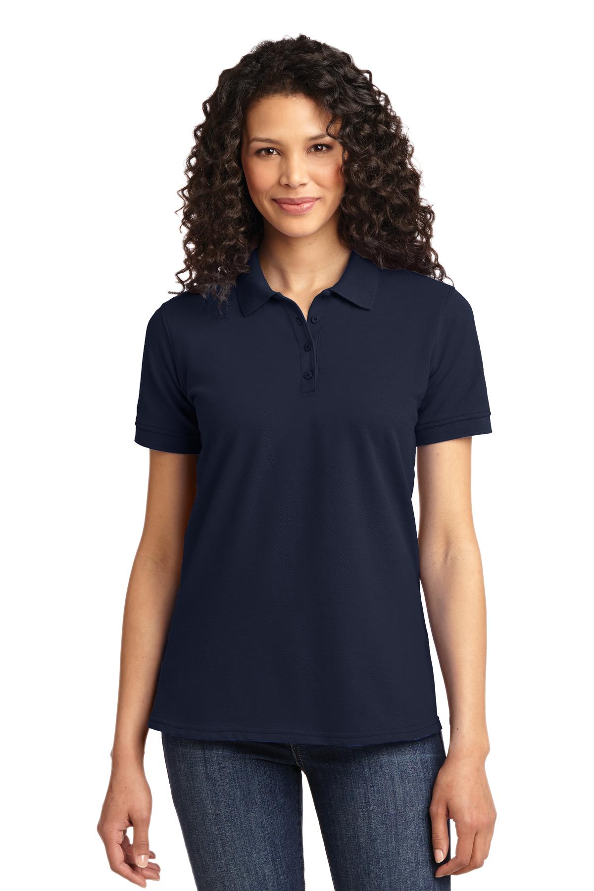 Port & Company Women's Core Blend Pique Polo. LKP155