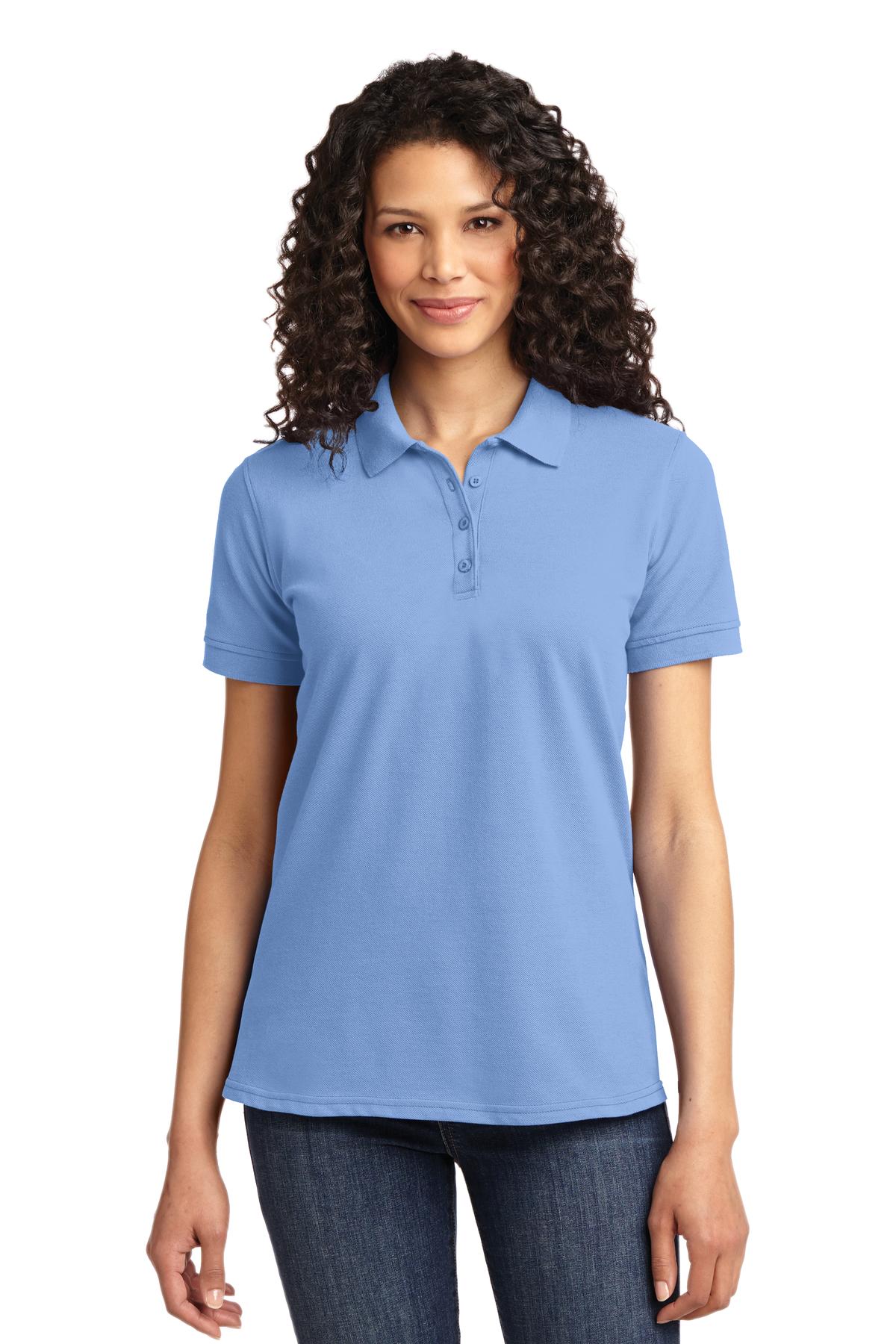 Port & Company Women's Core Blend Pique Polo. LKP155