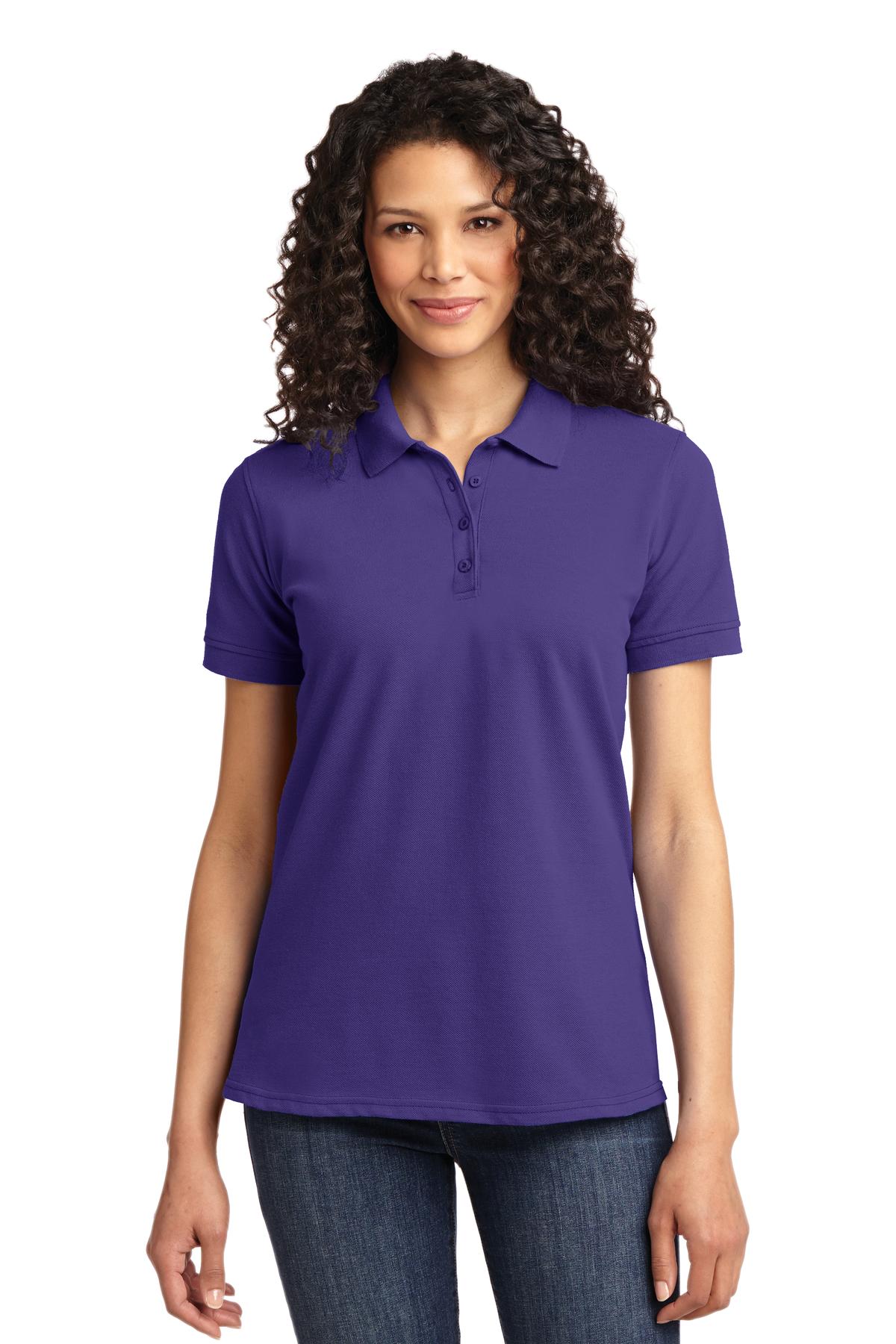 Port & Company Women's Core Blend Pique Polo. LKP155