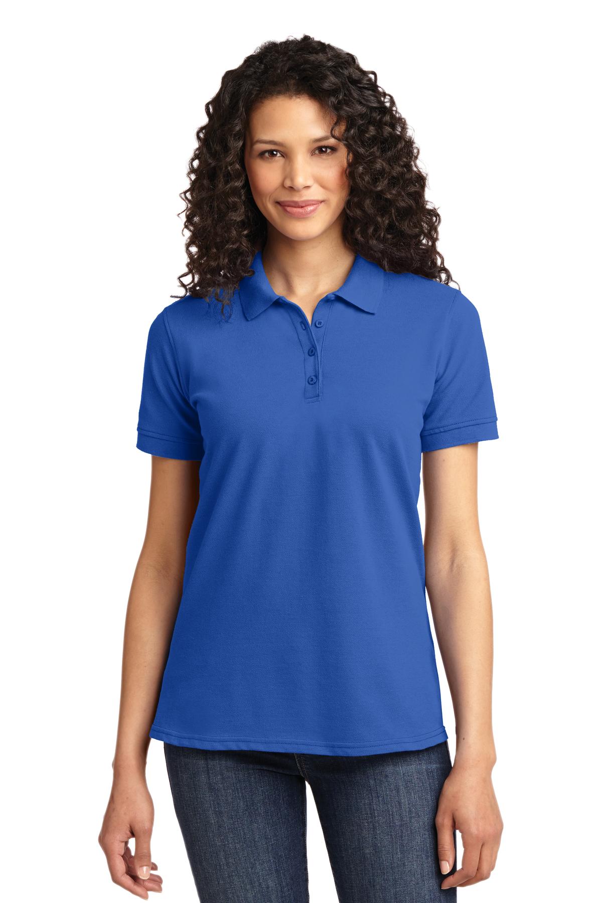 Port & Company Women's Core Blend Pique Polo. LKP155