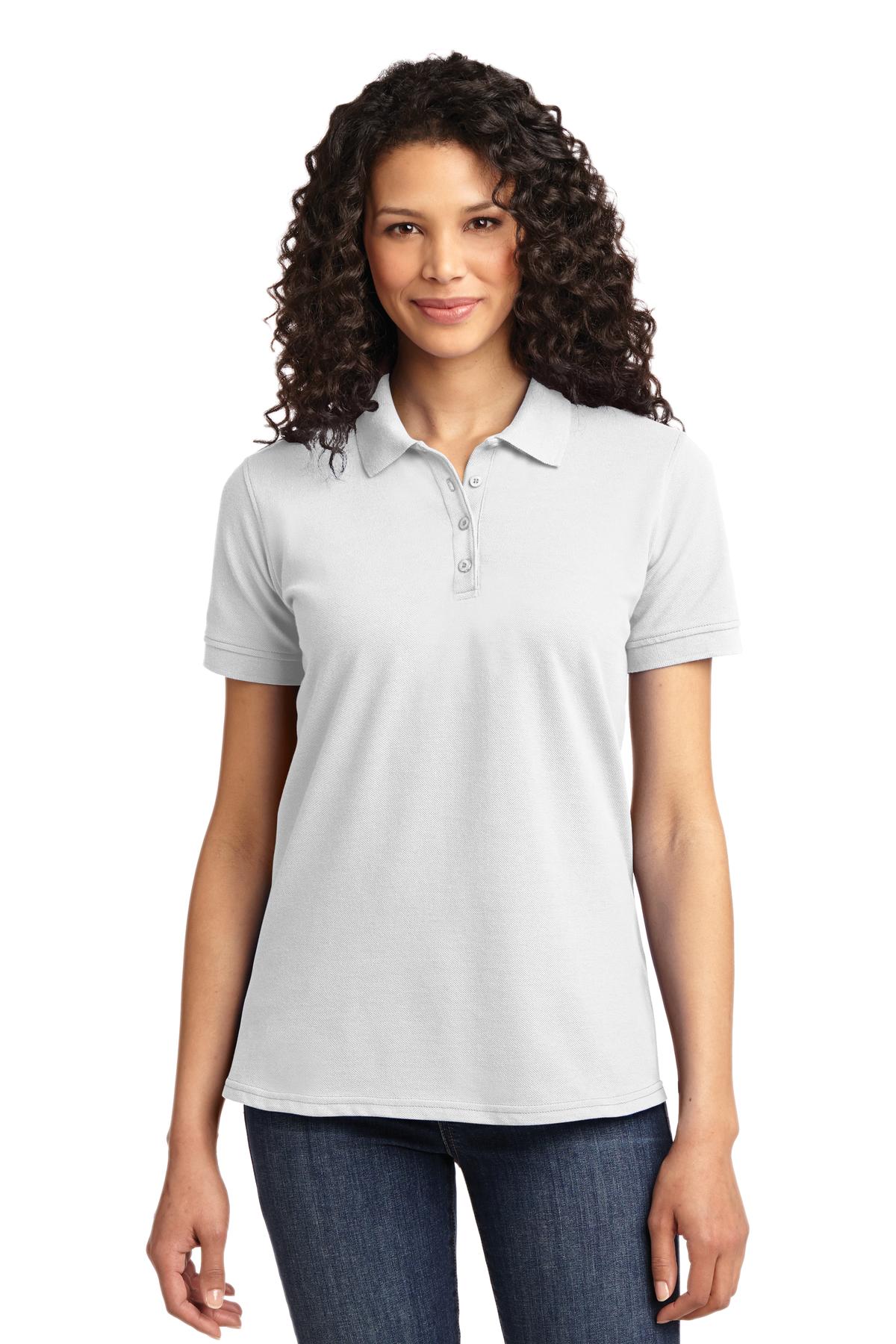 Port & Company Women's Core Blend Pique Polo. LKP155