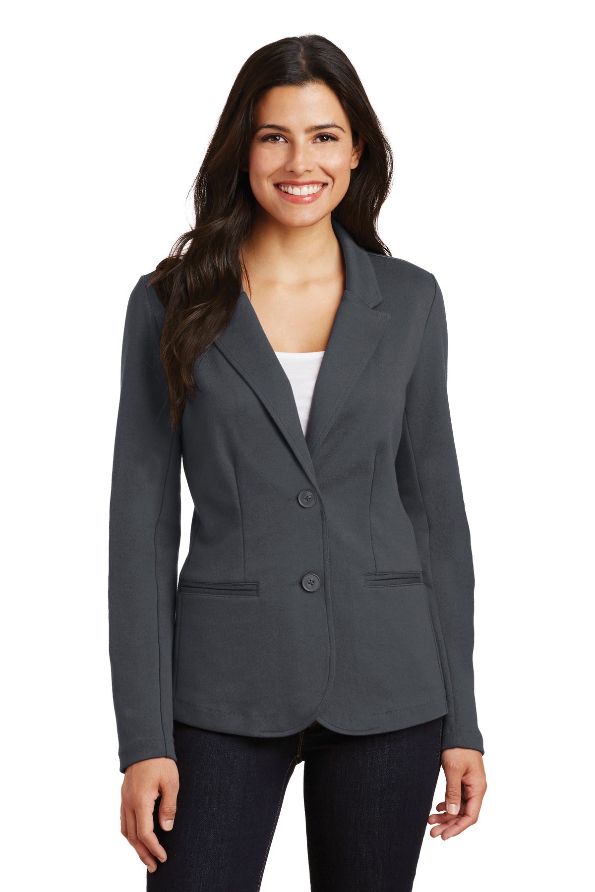 Port Authority Women's Knit Blazer. LM2000